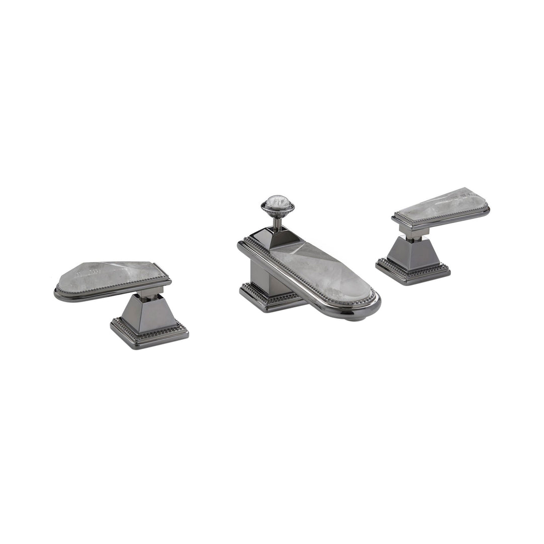 Sherle Wagner Pyramid Rock Crystal Bathroom Faucet