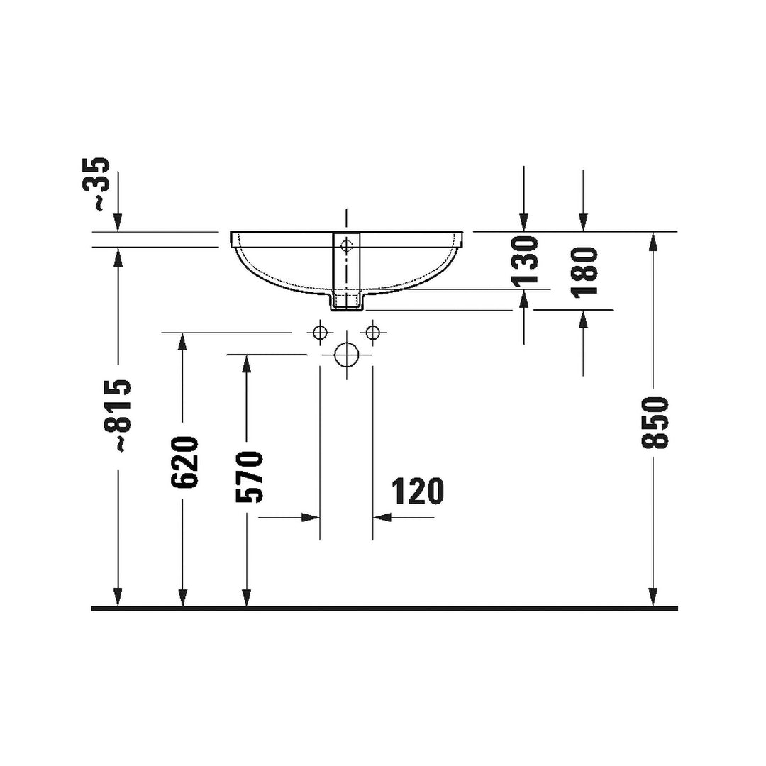 Duravit No.1 Bathroom Sink