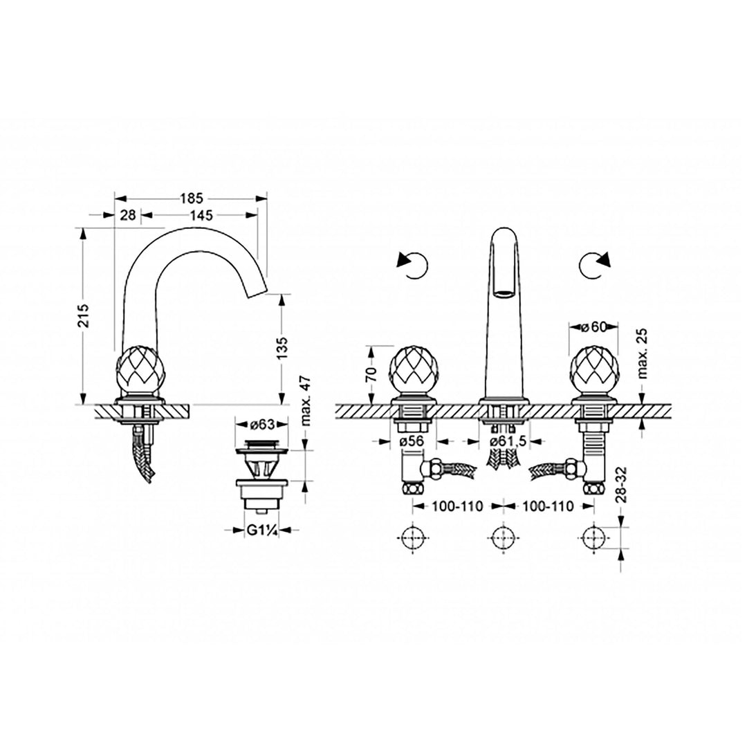 Jörger Belledor Bathroom Faucet