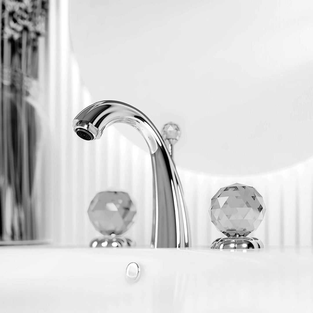 Jörger Florale Crystal Bathroom Faucet