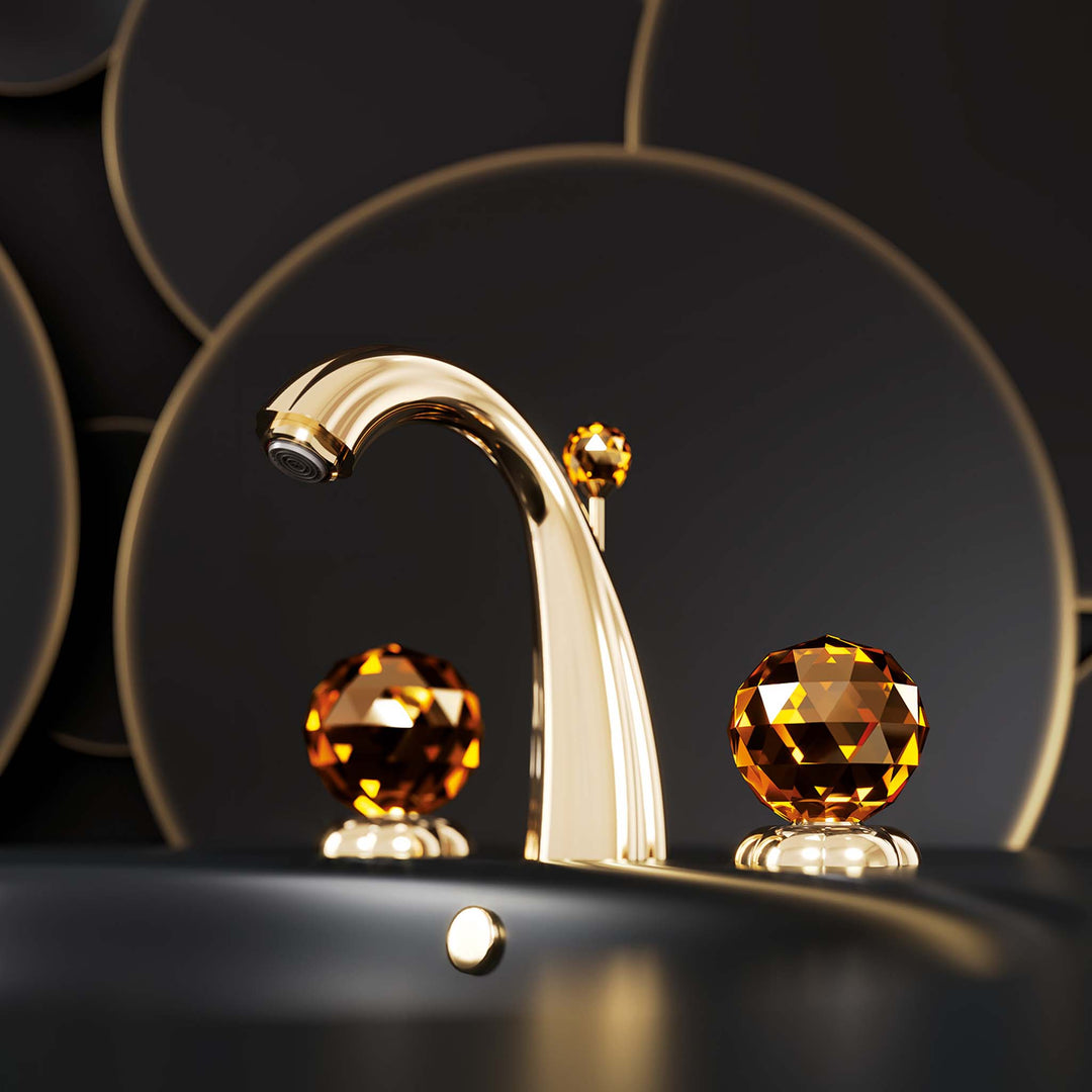 Jörger Florale Crystal Bathroom Faucet