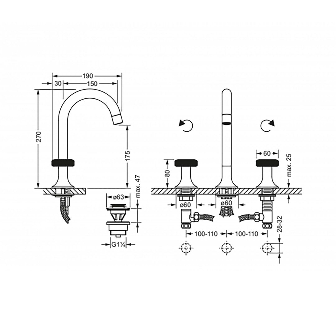 Jörger Valencia Bathroom Faucet