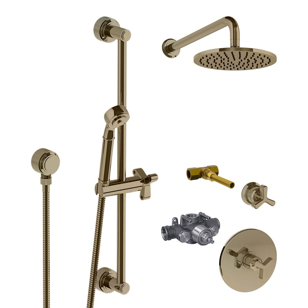 Watermark Transitional Shower Set