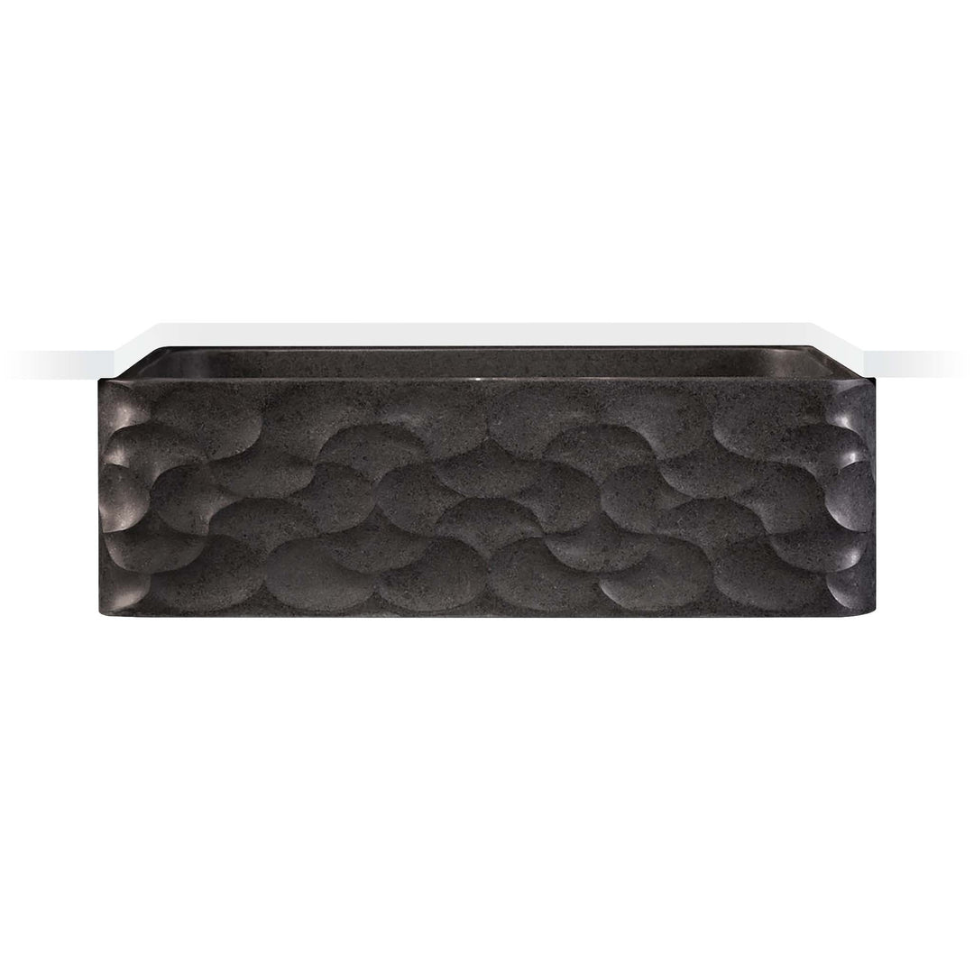 Stone Forest Wave Front Farmhouse Kitchen Sink