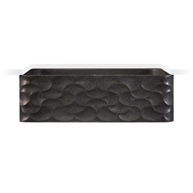 Stone Forest Wave Front Farmhouse Kitchen Sink