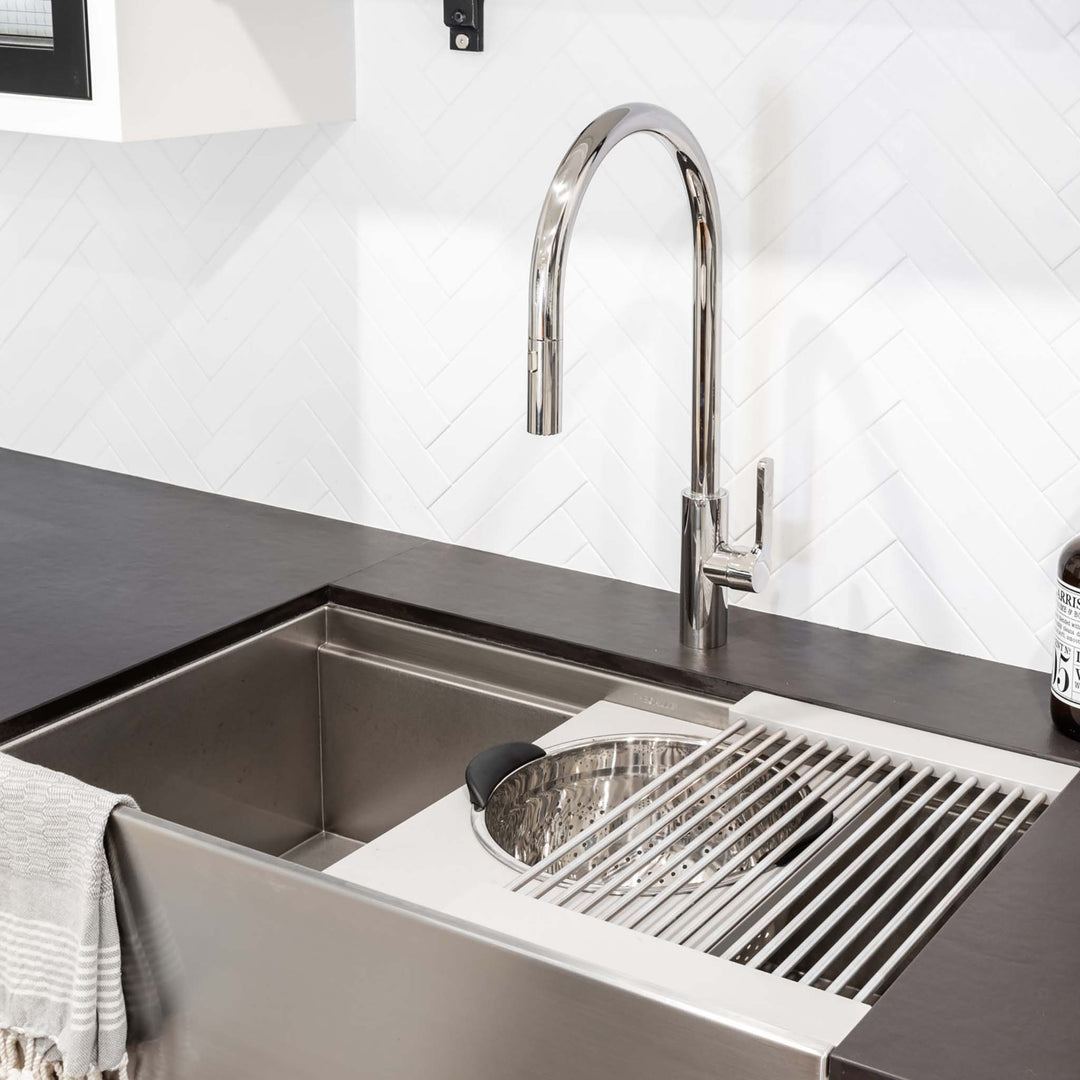 The Galley 3’ Workstation + 12’’ DryDock Kitchen Sink