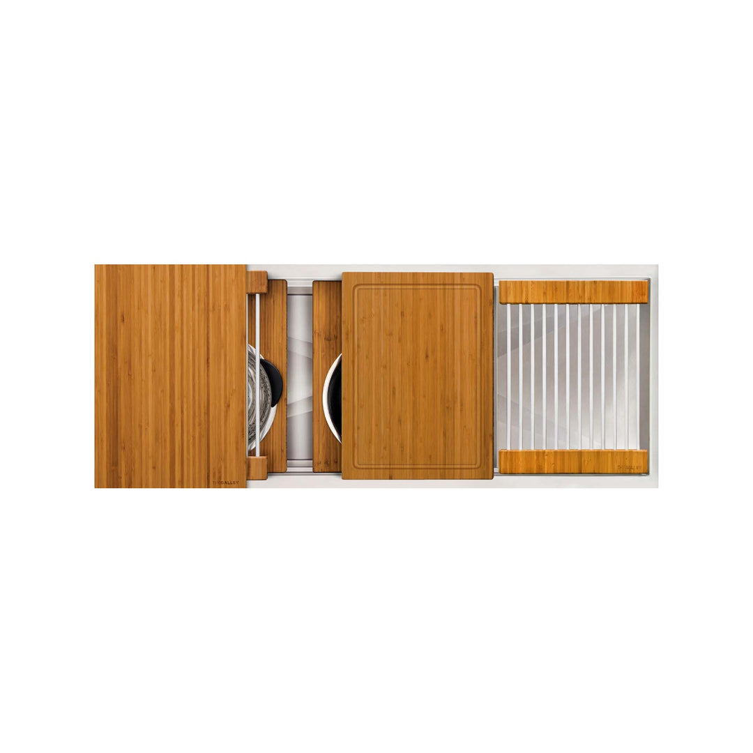 The Galley 3’ Workstation + 12’’ DryDock Kitchen Sink
