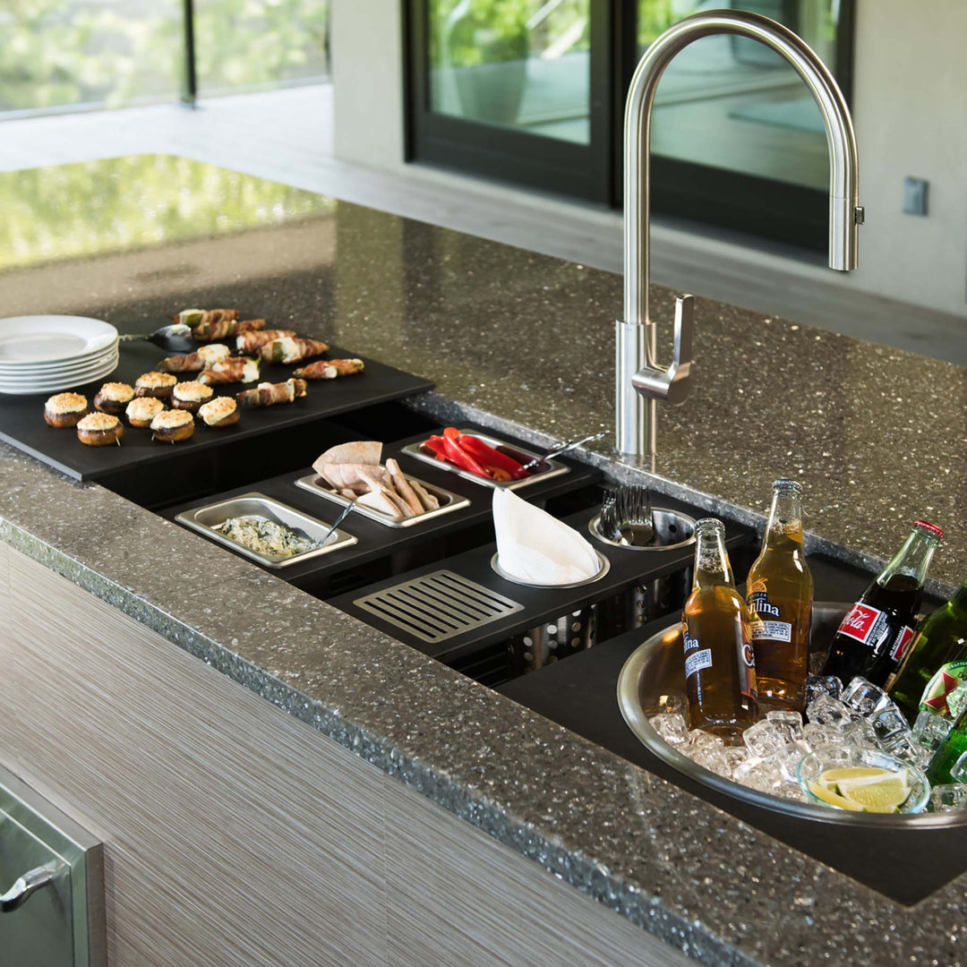 The Galley 5’ ThinTop Workstation Kitchen Sink