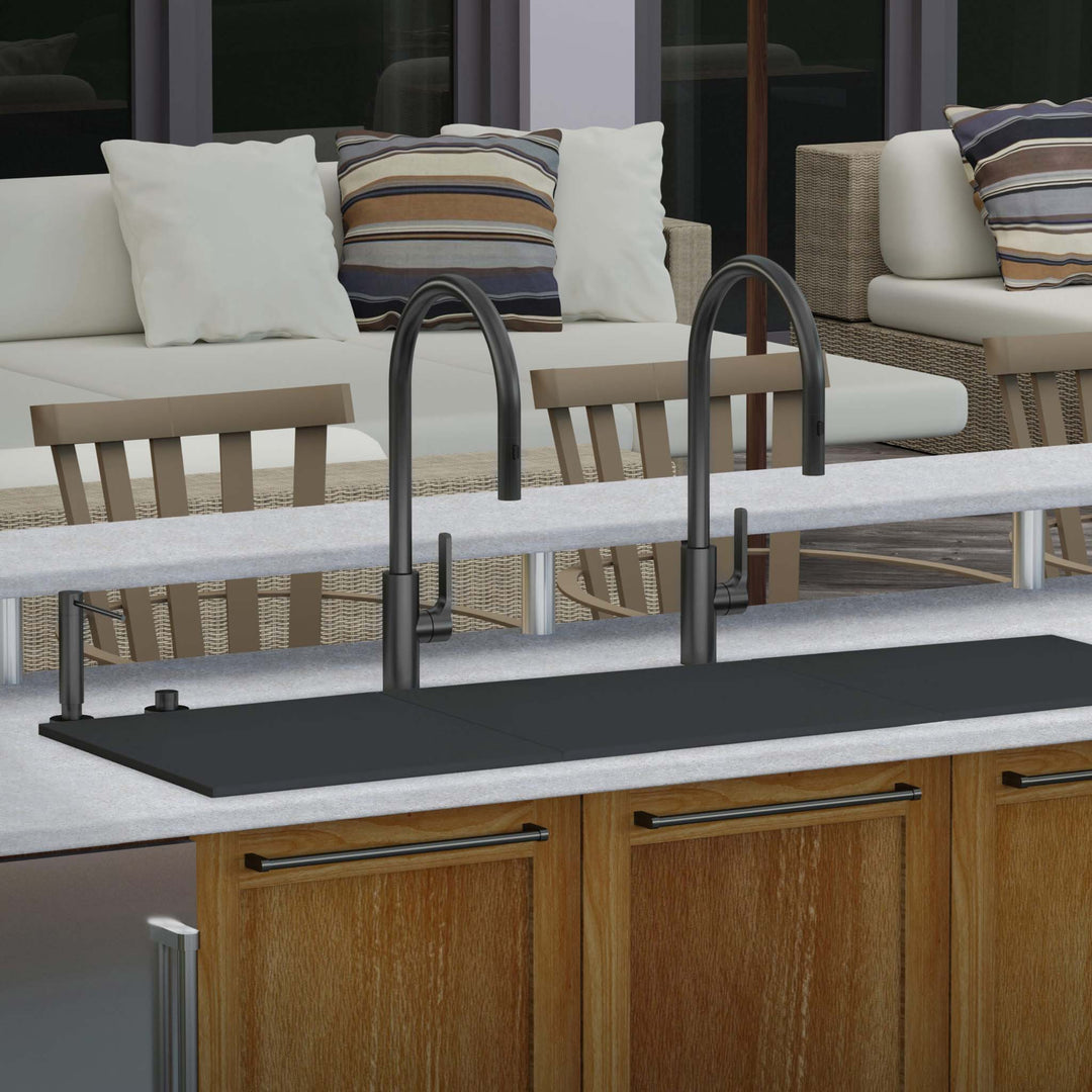 The Galley 5’ ThinTop Workstation Kitchen Sink