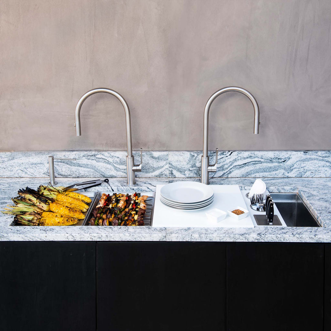 The Galley 5’ ThinTop Workstation Kitchen Sink