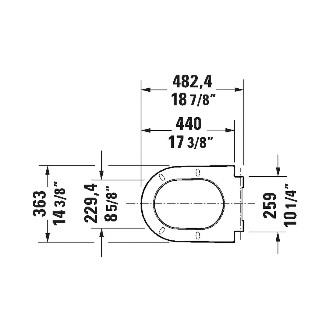 Duravit D-Neo One-Piece Toilet