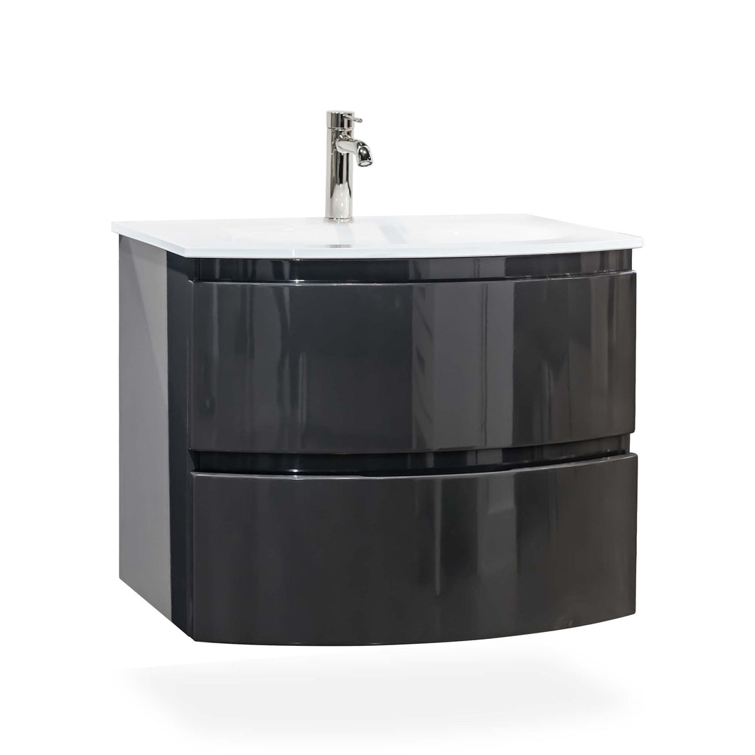 Bath Vanity Vague Single Sink Grey