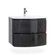 Baden Haus Bath Vanity Vague Single Sink Grey