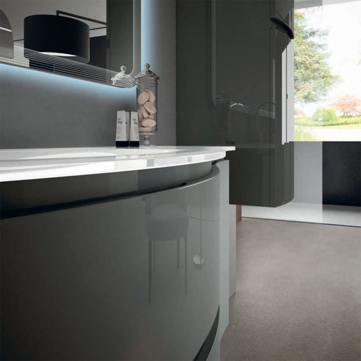 Baden Haus Bath Vanity Vague Single Sink Grey