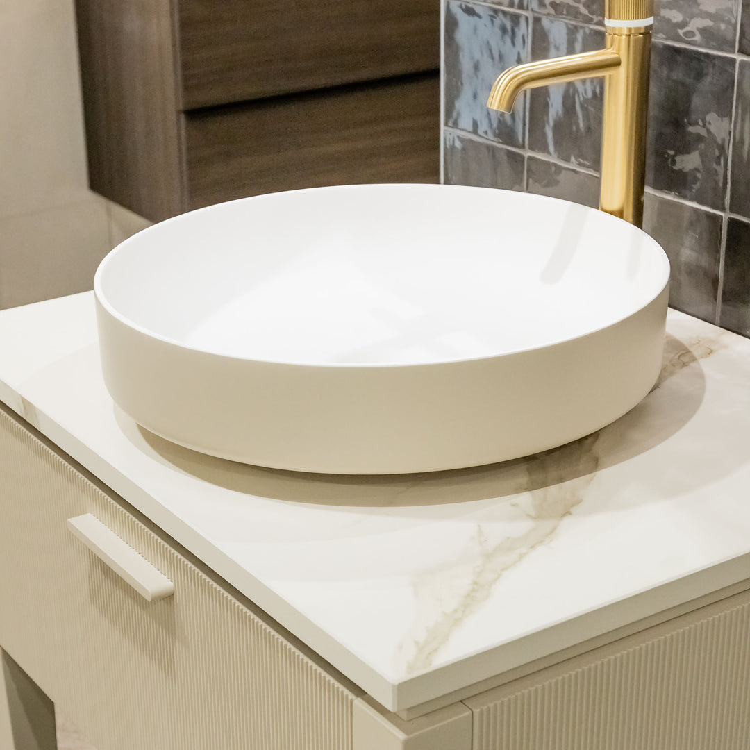 Bath Vanity LAMÈ Plisse Single Sink