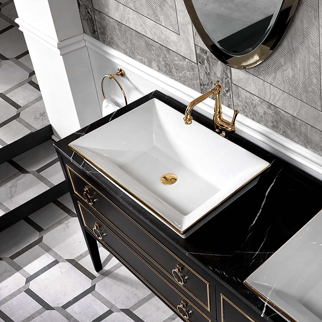 Bath Vanity Elegance Napoleon Double Sink