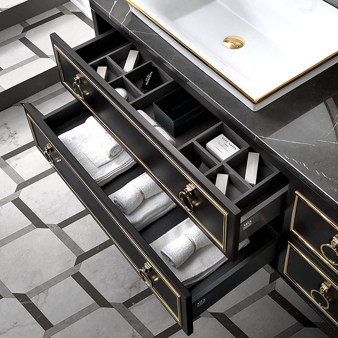 Bath Vanity Elegance Napoleon Double Sink