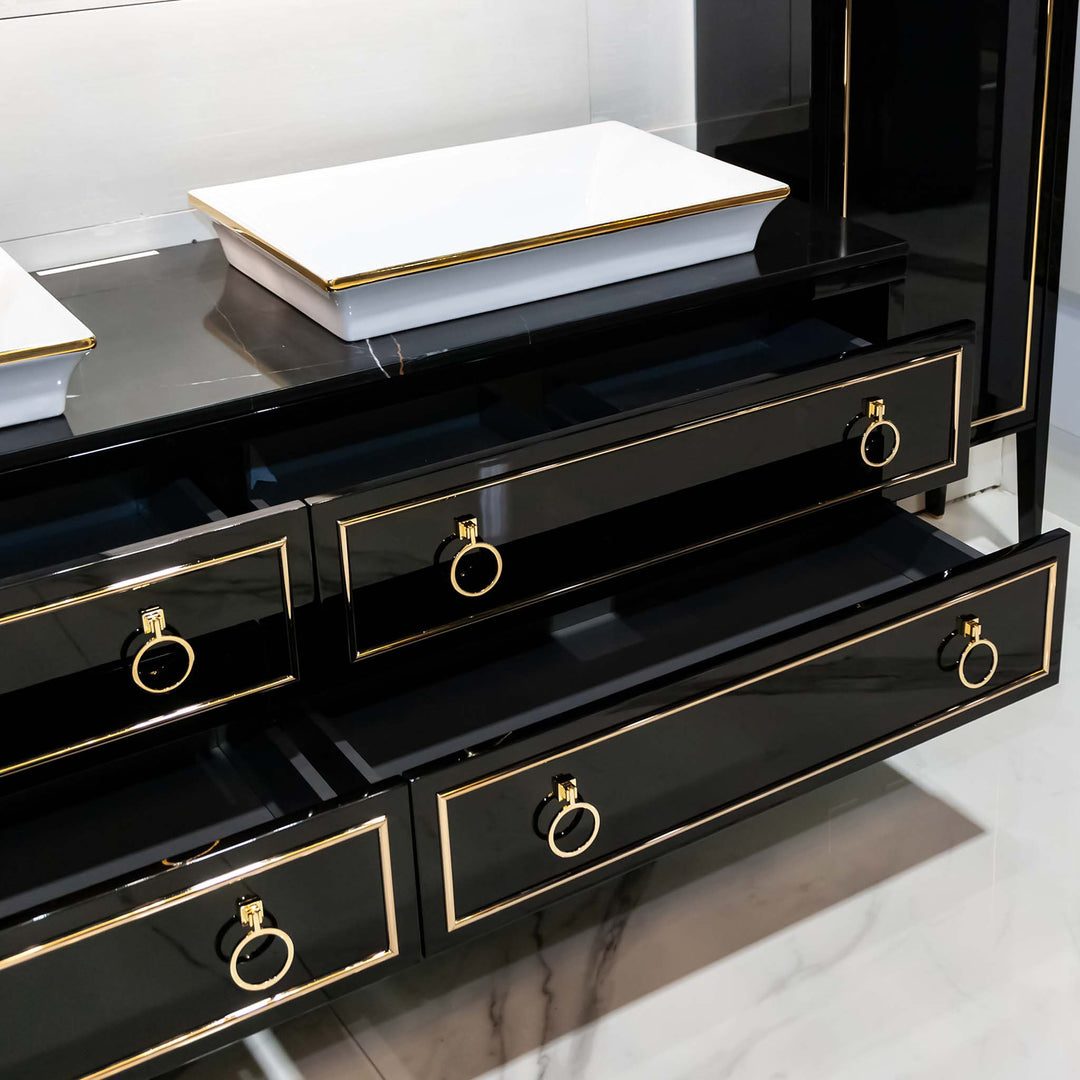 Bath Vanity Elegance Napoleon Double Sink
