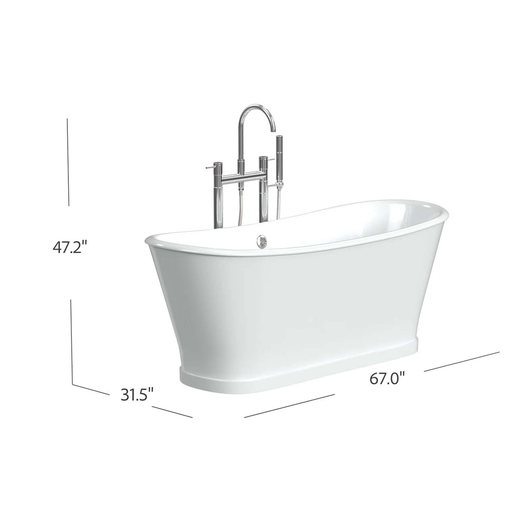 Cheviot Cast Iron Freestanding Tub