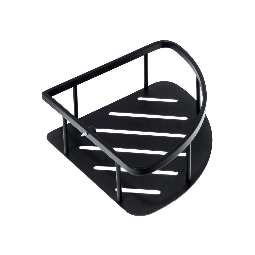 Kartners Deep Corner Basket - Matte Black