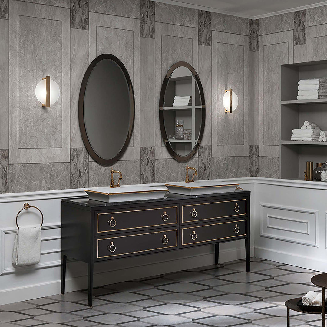 Bath Vanity Elegance Napoleon Double Sink