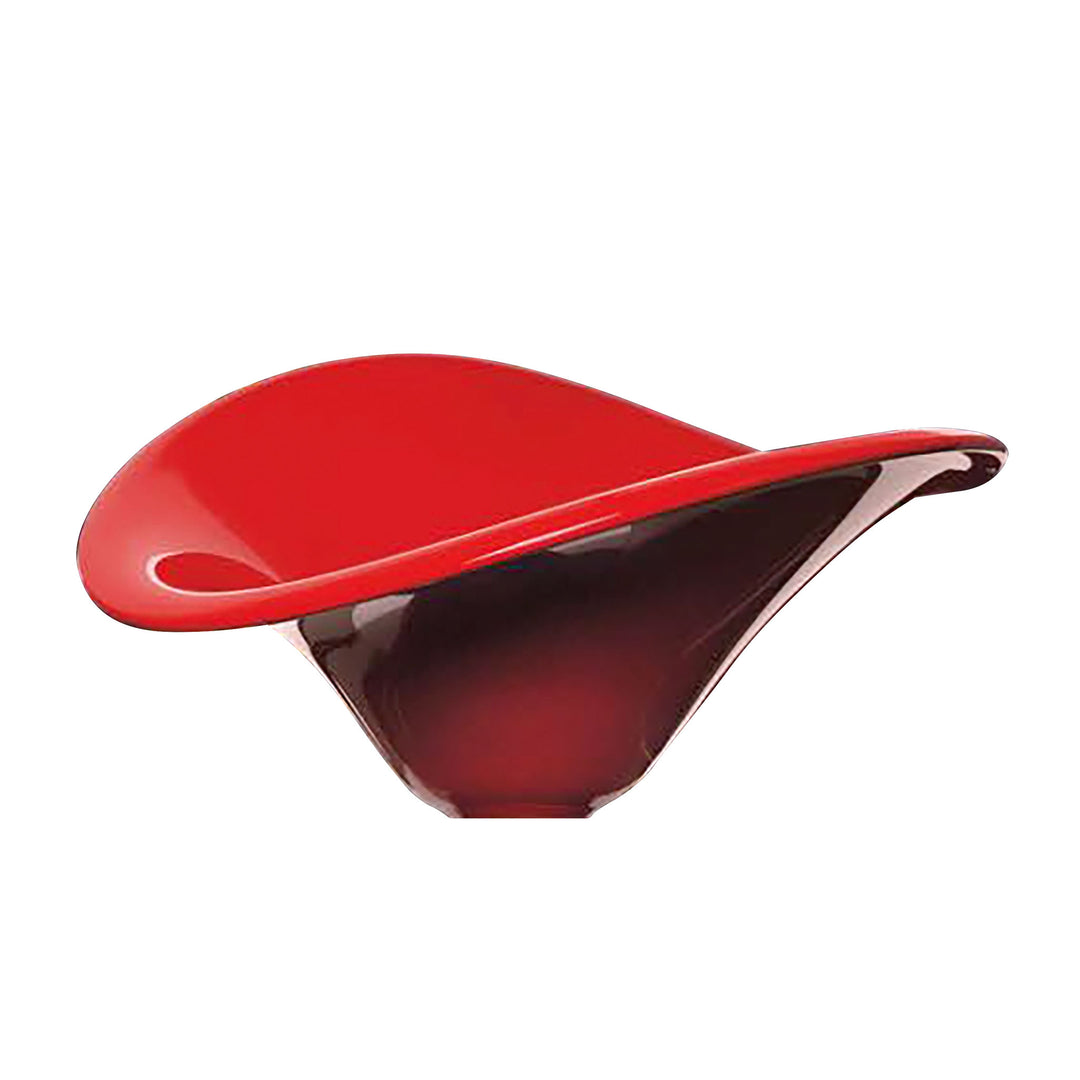 Vessel Sink Flower Red