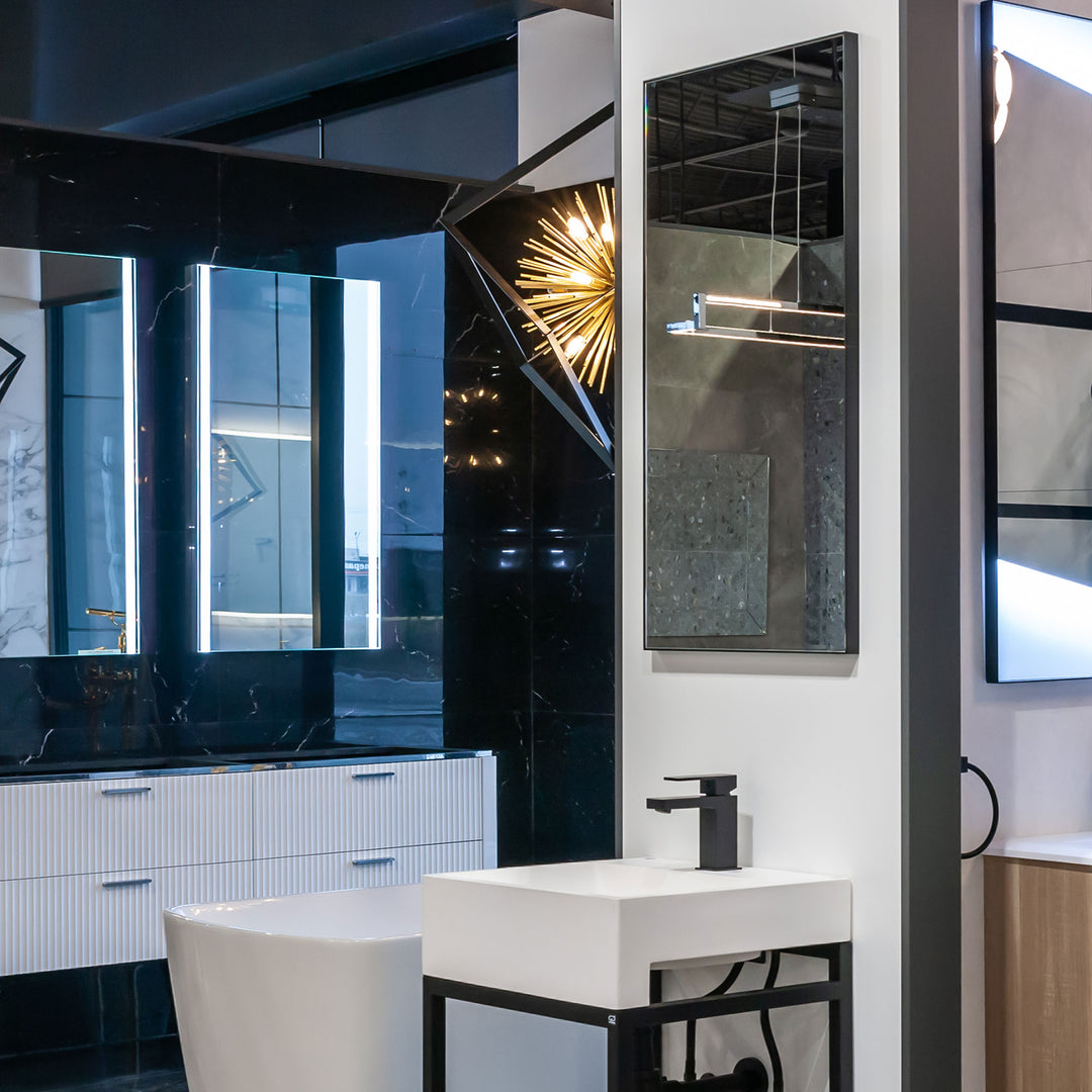 Bathroom Mirror Black