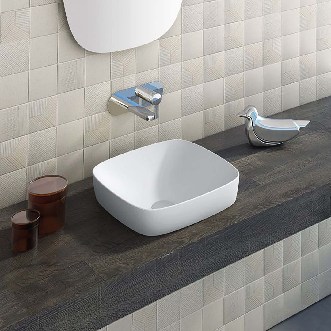 Catalano Green Semi-inset Single Bathroom Sink without Overflow