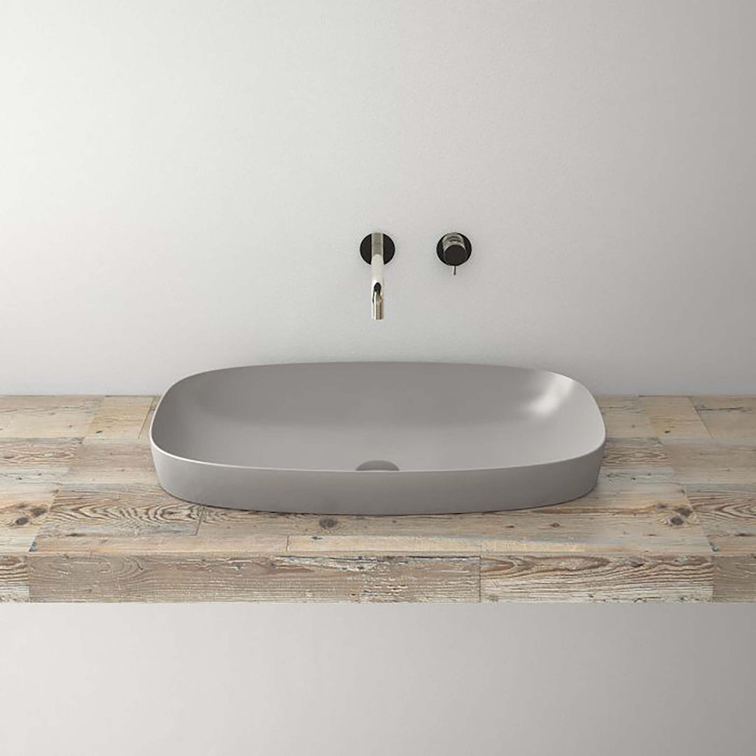 Catalano Green Semi-inset Single Bathroom Sink without Overflow