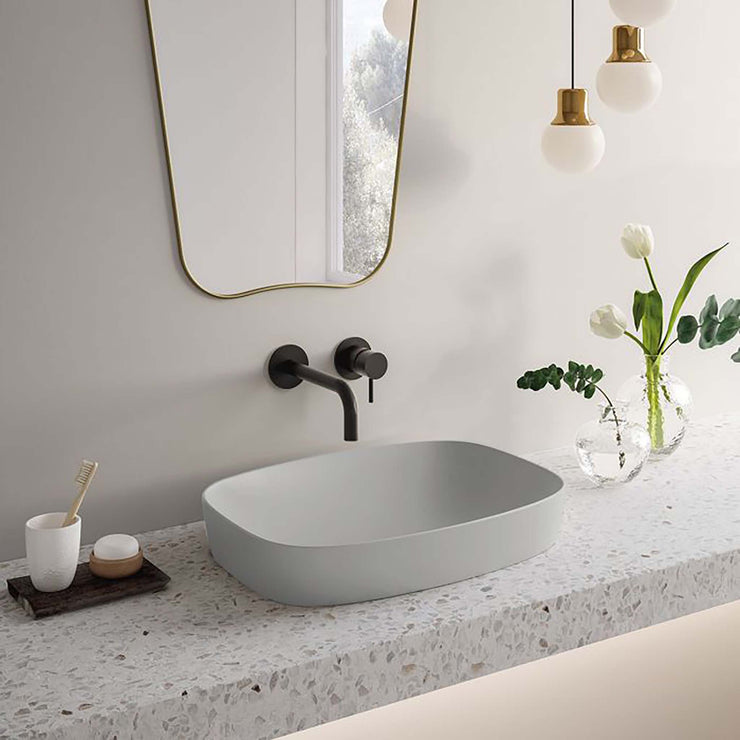 Catalano Green Semi-inset Single Bathroom Sink without Overflow