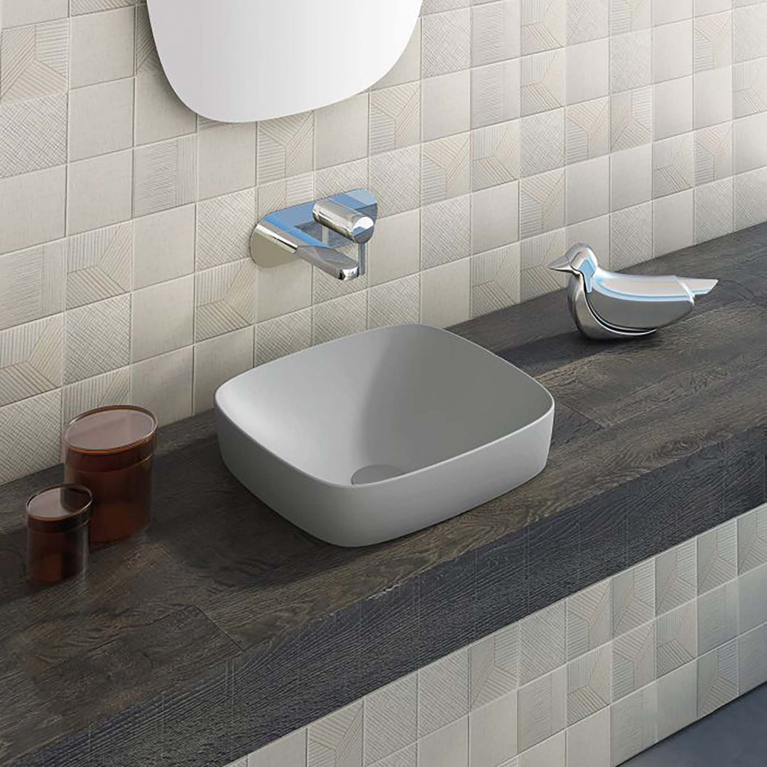 Catalano Green Semi-inset Single Bathroom Sink without Overflow