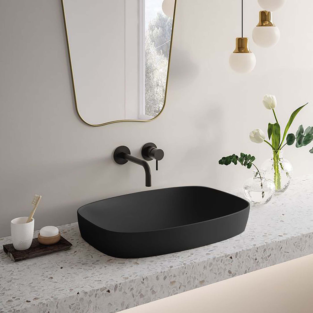 Catalano Green Semi-inset Single Bathroom Sink without Overflow
