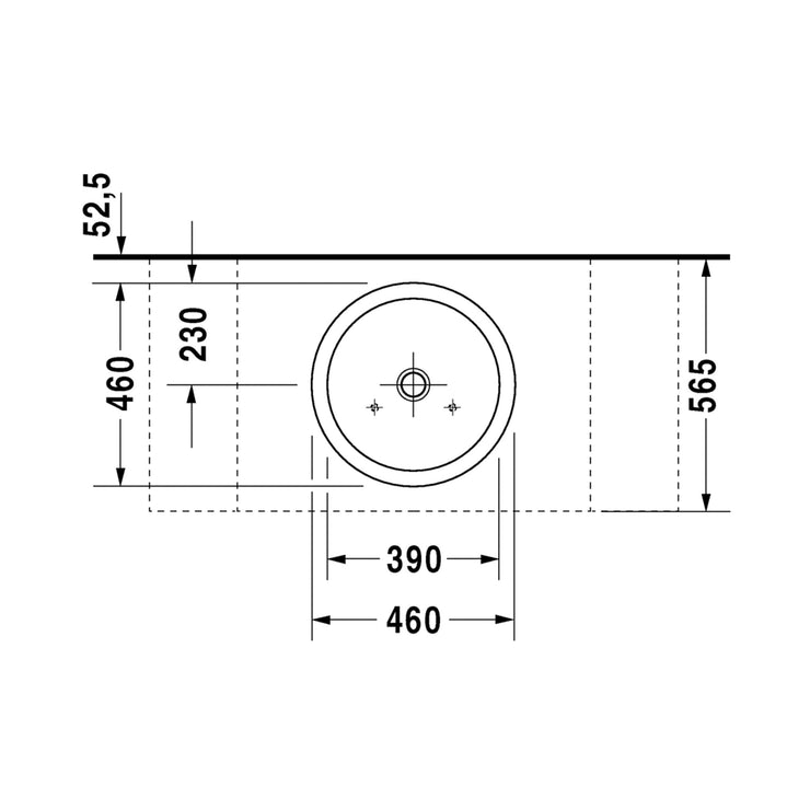 Duravit Starck 1 Bathroom Sink