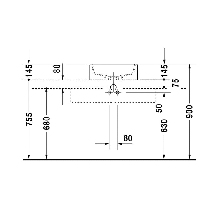 Duravit Starck 1 Bathroom Sink