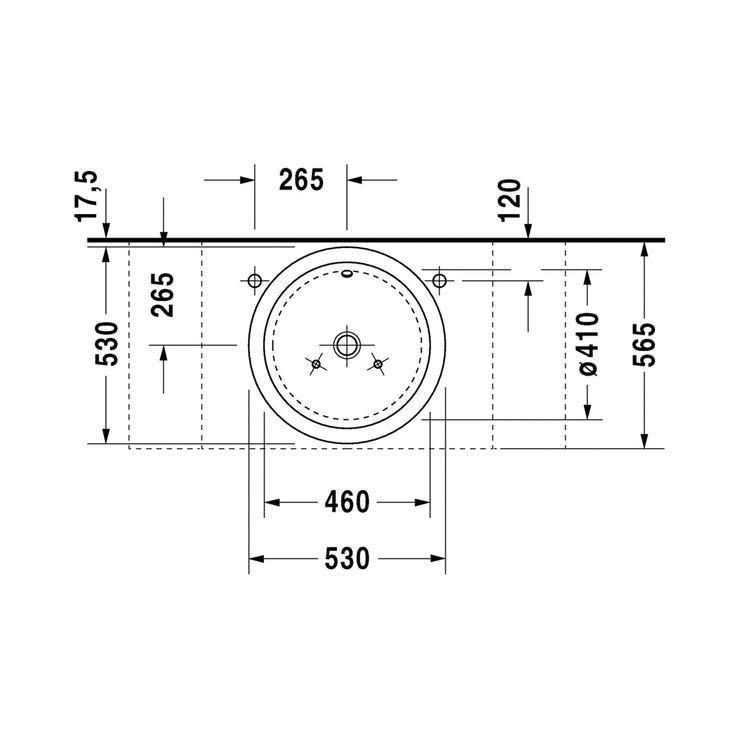 Duravit Starck 1 Bathroom Sink