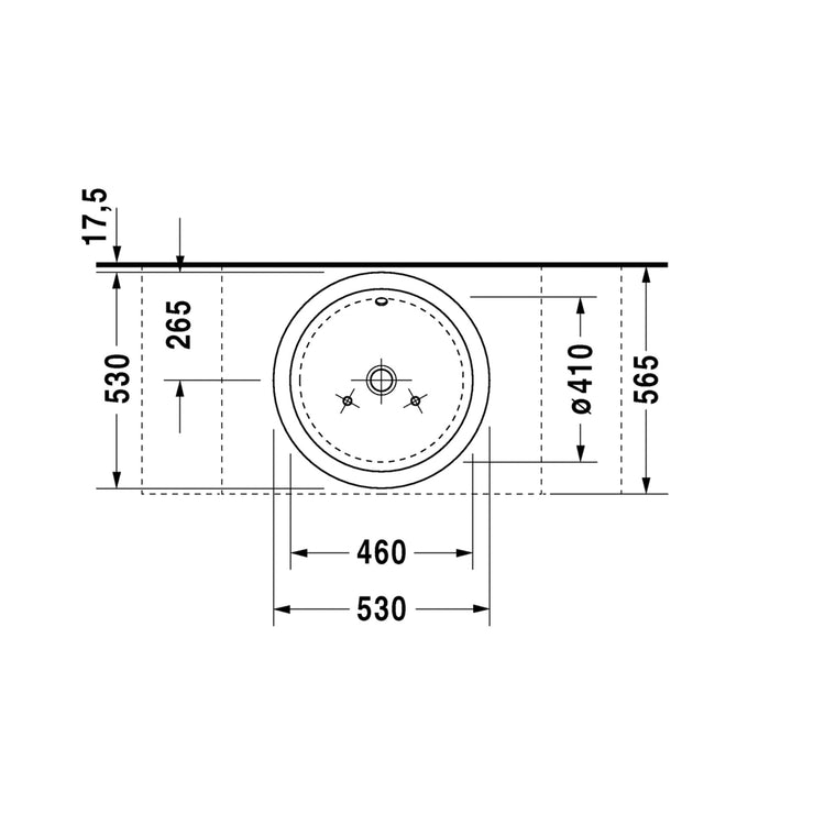 Duravit Starck 1 Bathroom Sink