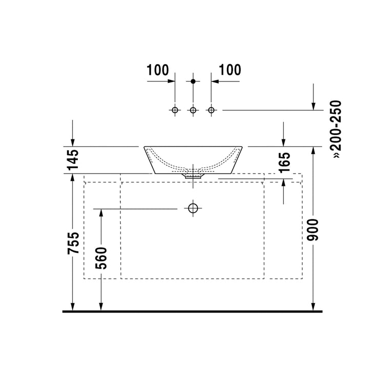 Duravit Starck 1 Bathroom Sink