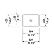 Duravit Starck 3 Bathroom Sink