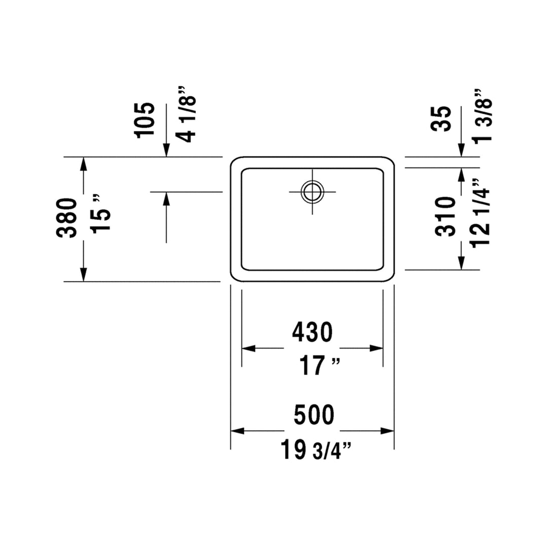 Duravit Vero Bathroom Sink
