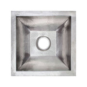 Linkasink Coco Square Hammered Bathroom Sink