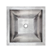 Linkasink Coco Square Hammered Bathroom Sink