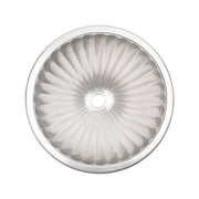 Linkasink Large Round Fluted Bathroom Sink