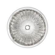 Linkasink Large Round Fluted Bathroom Sink