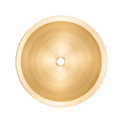 Linkasink Large Round Smooth Bathroom Sink