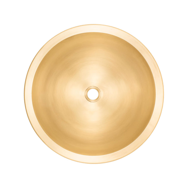 Linkasink Large Round Smooth Bathroom Sink