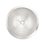 Linkasink Large Round Smooth Bathroom Sink
