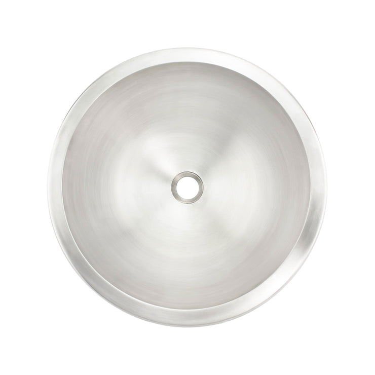 Linkasink Large Round Smooth Bathroom Sink