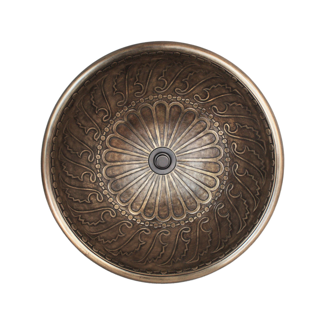 Linkasink Large Round Wing Bathroom Sink