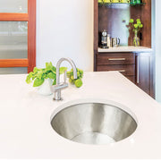 Linkasink Flat Round Bottom Builder's Series Bathroom Sink