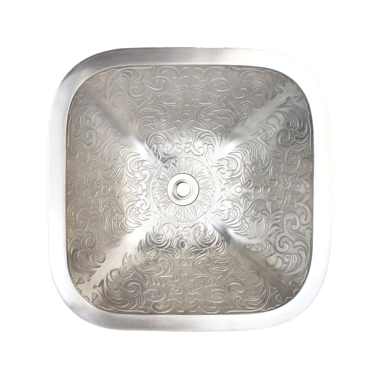 Linkasink Square Brocade Bathroom Sink